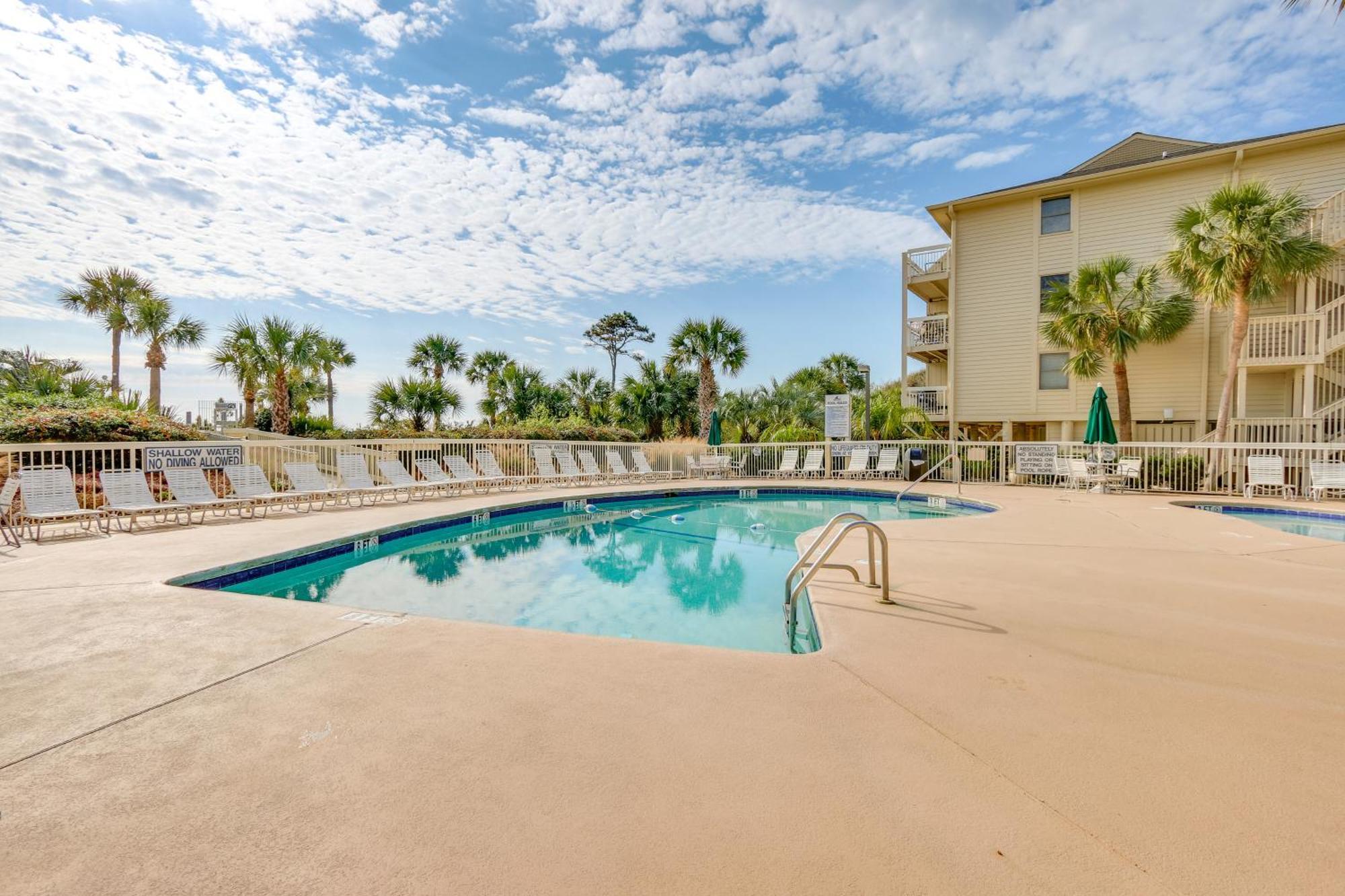 Breakers Oceanfront Getaway With Amazing View And Pool Vila Hilton Head Island Exterior foto